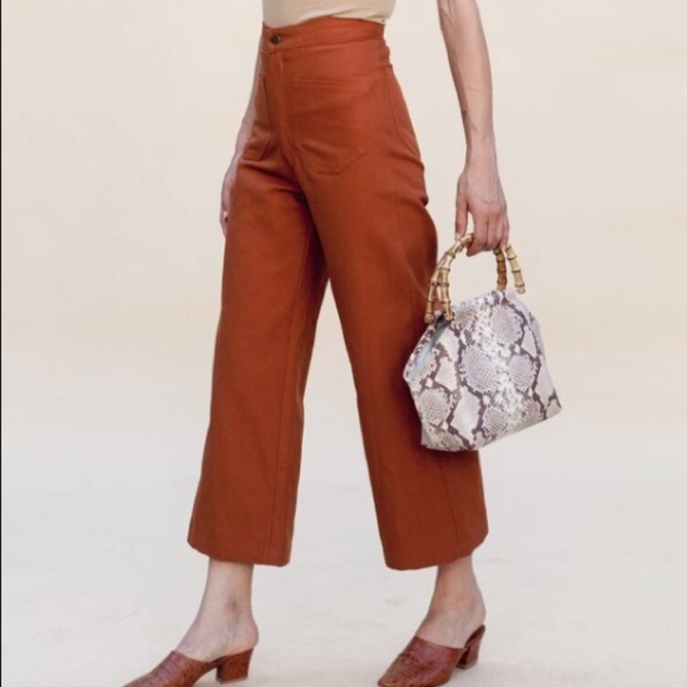 Lykke Wullf Wide Leg Pant in Canvas
